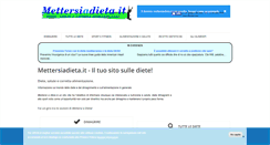 Desktop Screenshot of mettersiadieta.it